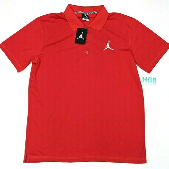 jumpman golf polo